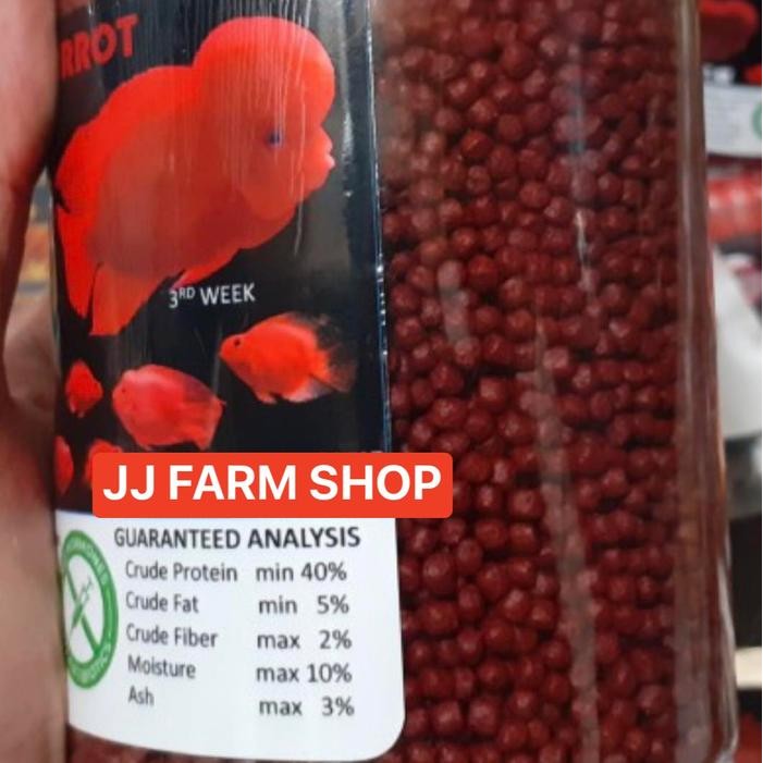 PELET BLOOD SUPER KING KONG PARROT SUPER STRONG DI ATAS NYA BLOOD RED