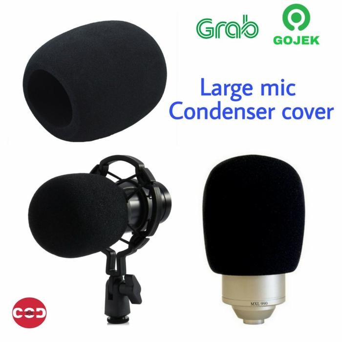 Busa Jumbo Mic Condenser - Foam Microphone condenser / busa mikrofon