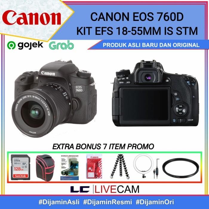[Allthebest] CANON EOS 760D KIT 18-55MM IS STM / KAMERA CANON 760D KIT EFS 18-55MM