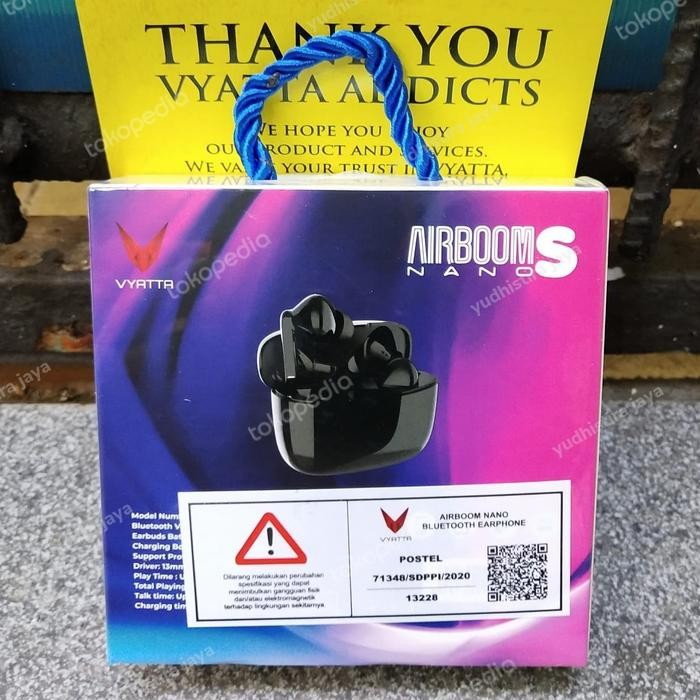 Vyatta Airboom Nano S TWS Wireless Earphone Bluetooth