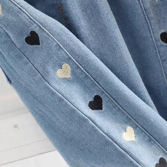 Celana Jeans Anak Perempuan Love J48 1 - 6 Tahun Promo