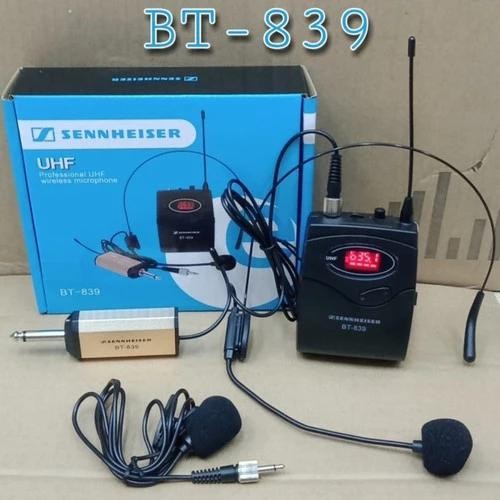 Mic Wireless Sennheiser BT 839 BT839 Headset Jepit Clip on
