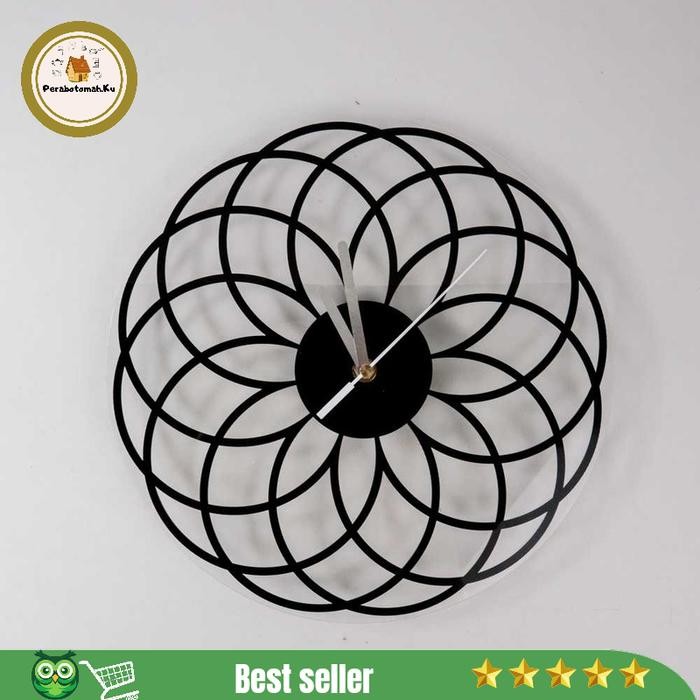Jam Dinding Klasik Unik Kreatif Quartz Desain Cincin Mewah Minimalis Aesthetic Material Berkualitas
