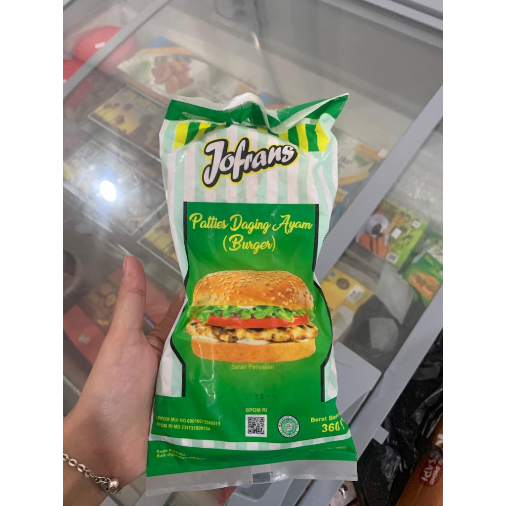 

JOFRANS PATTIES DAGING AYAM (BURGER) 360G