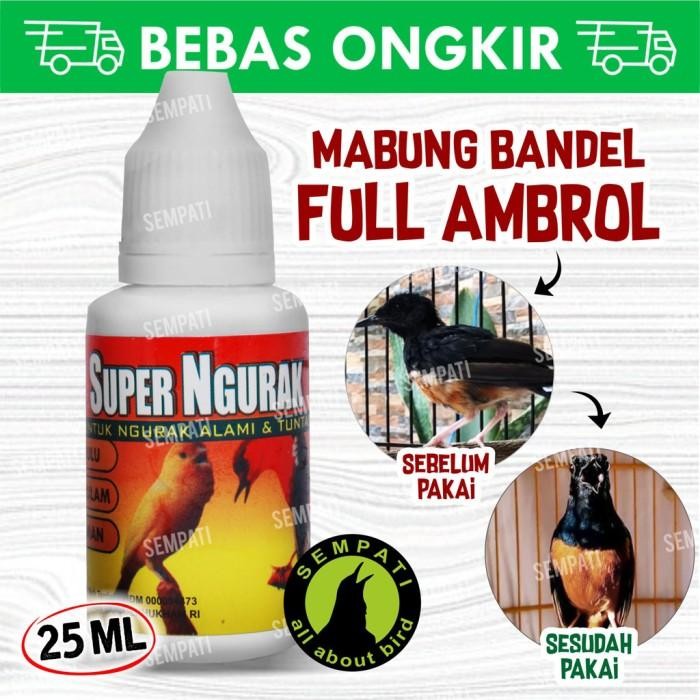 SUPER NGURAK SUPER KICAU VITAMIN BURUNG PENUMBUH BULU NGURAK