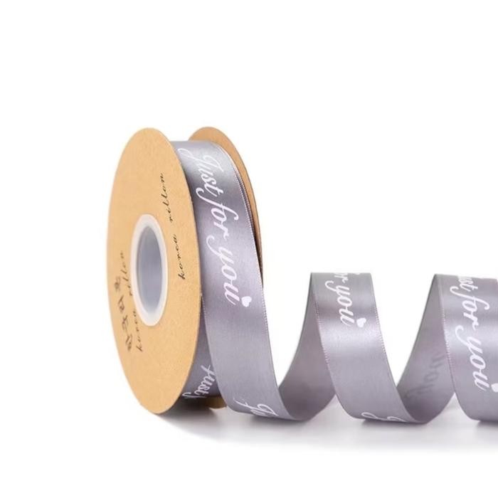 

pene (1 Roll) Pita Buket Satin Just For You 2,5 cm Ribbon Bouquet Pita Kado