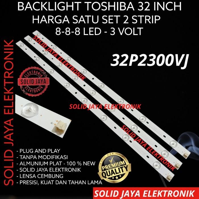 [Allthebest] BACKLIGHT TOSHIBA 32P2300 VJ 32P2300VJ 32 P 2300 8K 3V BL LAMPU LED TV