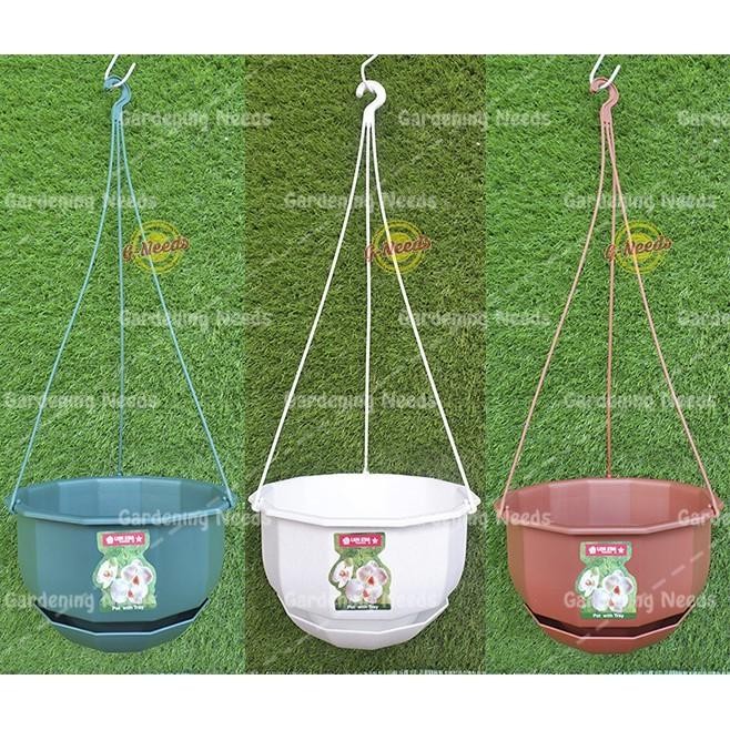 (Allthebest) Pot Gantung / Pot Bunga Gantung Gardenia No 8 Lion Star