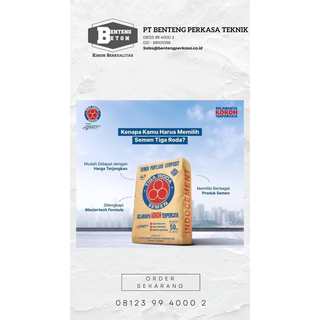 Executive Semen 3 roda 40 kg 1 do + Pulau Jawa