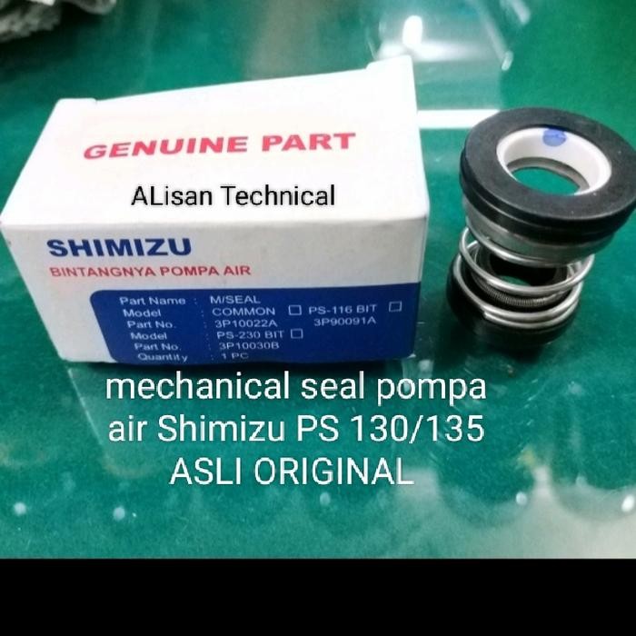 Sil seal mechanical pompa air Shimizu PS 130/135/128 ALSI ORIGINAL