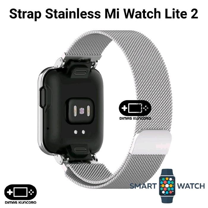 Strap Stainless Mi Watch Lite 2 tali jam steel xiaomi redmi watch lite 2 smartwatch