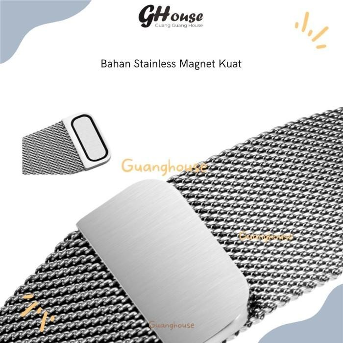 Strap Redmi Watch 4 Stainless Tali Jam Xiaomi Redmi Watch 4 Milan