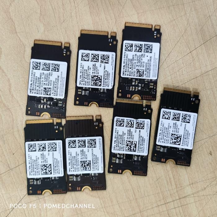 SSD NVME 256GB PCIE GEN3 GEN4 RANDOM NORMAL SEHAT - CABUTAN LAPTOP BARU
