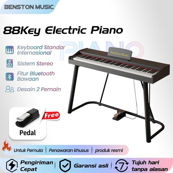 Piano elektronik, piano elektronik 88 tombol, piano elektrik palu berat, piano elektrik portabel