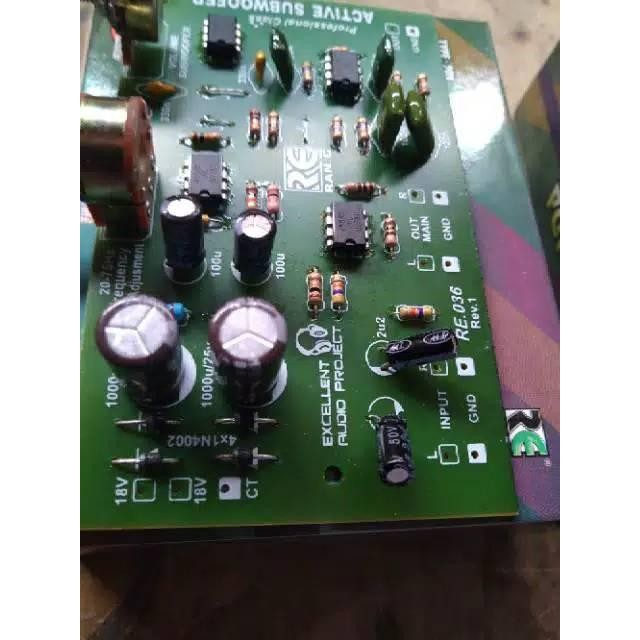 (Allthebest) Kit aktif subwoofer preamplifier 2.1