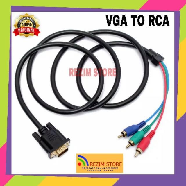 (Allthebest) Kabel cable VGA to RCA 1.5M kabel vga to av