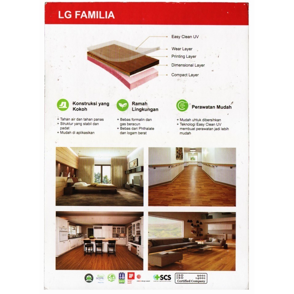 (Expert) Lantai vynil roll / lantai kayu / vinyl korea - Familia
