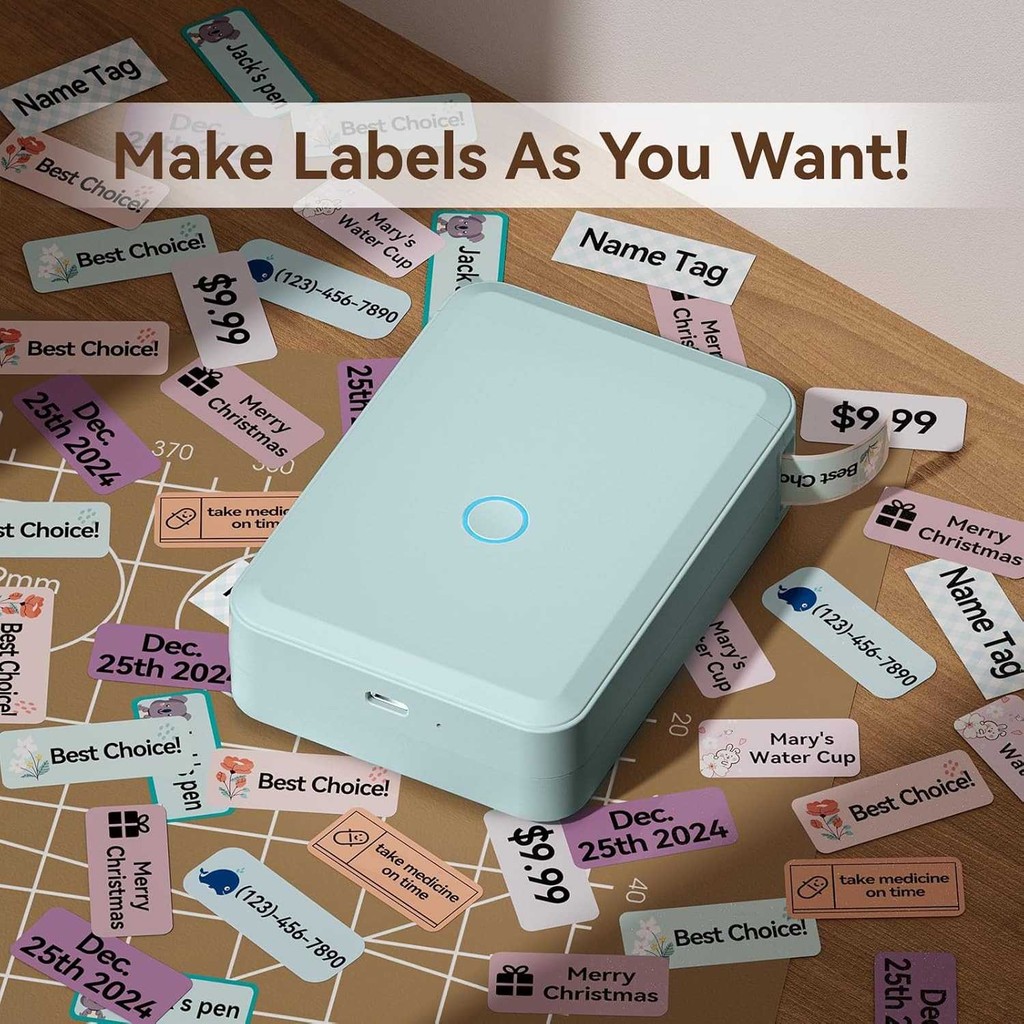 Smart Mini Printer Thermal Label Maker Machine Wireless Smart Mini Printer Thermal Label Maker Machi