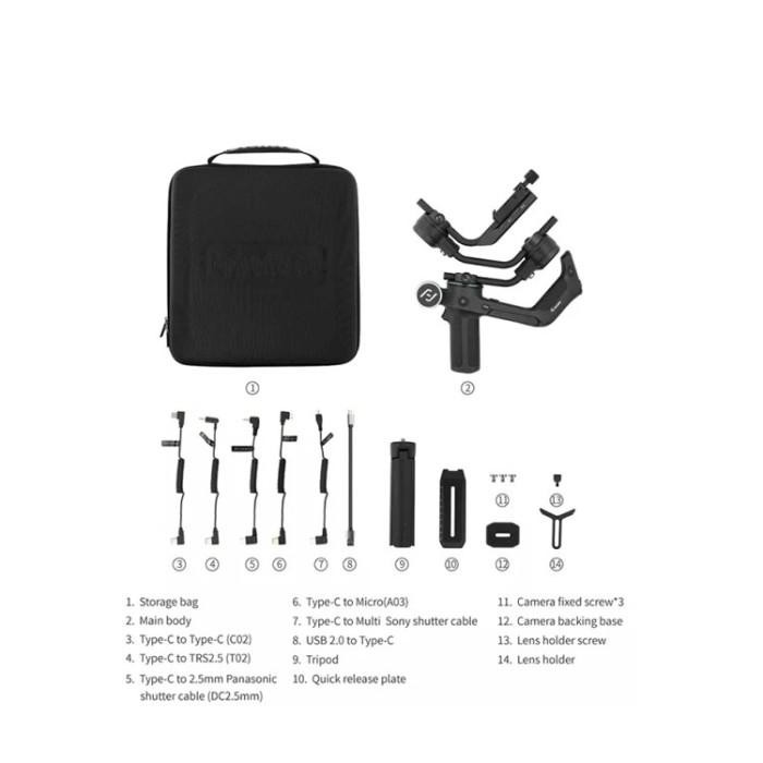 [Expret] Feiyu AK2000S Advanced Kit 3-Axis Handheld Gimbal Stabilizer NEW