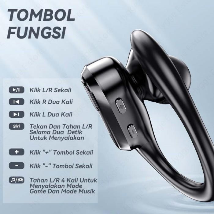 [Expret] LENOVO THINKPLUS XT80 Bluetooth 5.3 Headset Olahraga Headset Telinga