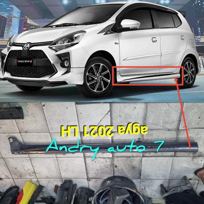 Side Skirt Bodykit Samping Bawah Pintu Agya 2021 Second