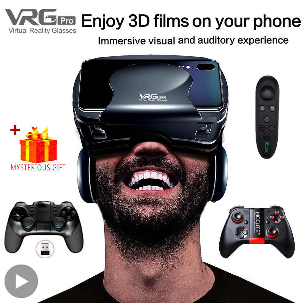 VRG Pro 3D Virtual Reality VR Glasses Devices Headset Viar Goggles