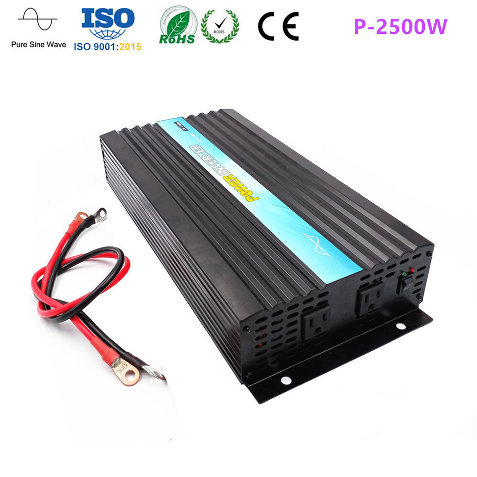 2500w Charger Inverter Solar Micro Inverter DC48V to AC100V 110V 120V