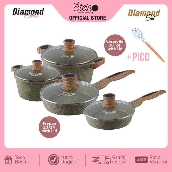 (Expert) Panci Steincookware Paket Diamond Set Stein Diamond Series
