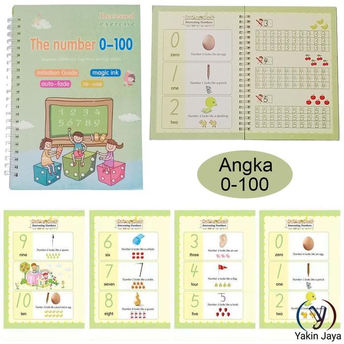 

Ready- New Versi 4 Set Buku Magic Belajar Menulis Ajaib Paud / Buku Menulis 3