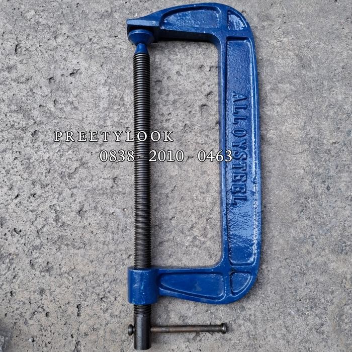 KLEM C ALAT PENJEPIT MODEL C-CLAMP 10 INCH CLAMP C HEAVY DUTY TYPE