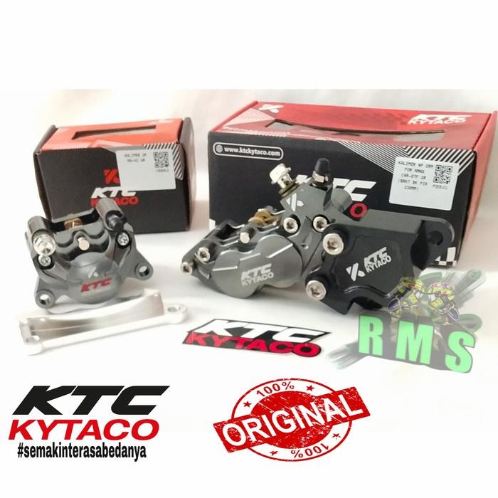PAKETAN KALIPER KTC KYTACO NMAX 155 OLD DEPAN BELAKANG KTC KYTACO GREY