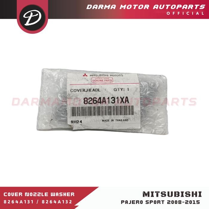 COVER NOZZLE WASHER HEADLAMP LAMPU DEPAN PAJERO SPORT 2008-2015 ASLI