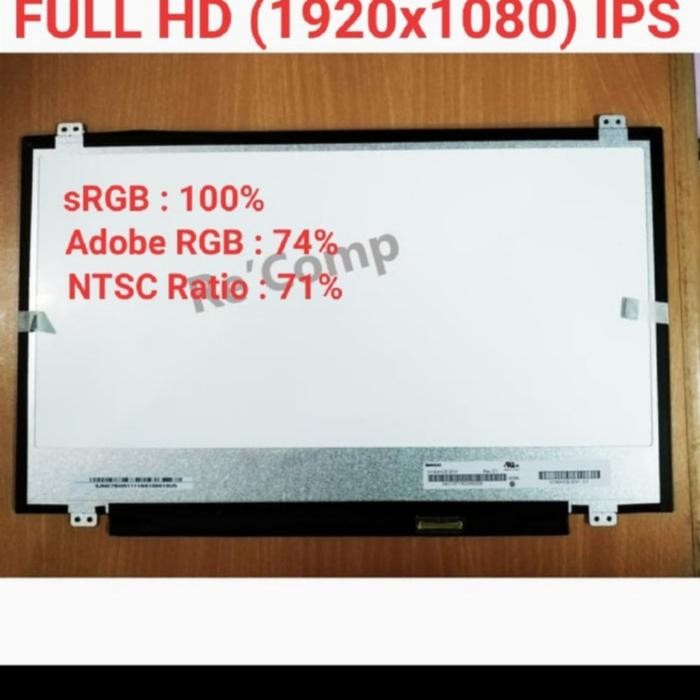 Menarik Led Lcd Lenovo Thinkpad T440P 14 Inch Full Hd Ips High Srgb