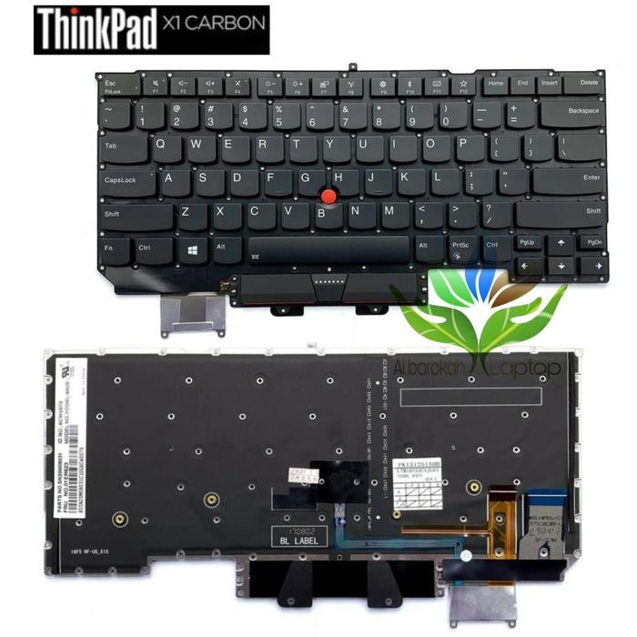 Stok Terbatas Keyboard Lenovo Thinkpad X1 Carbon Gen 6Th 2018 20Kg 20Kh 01Er623