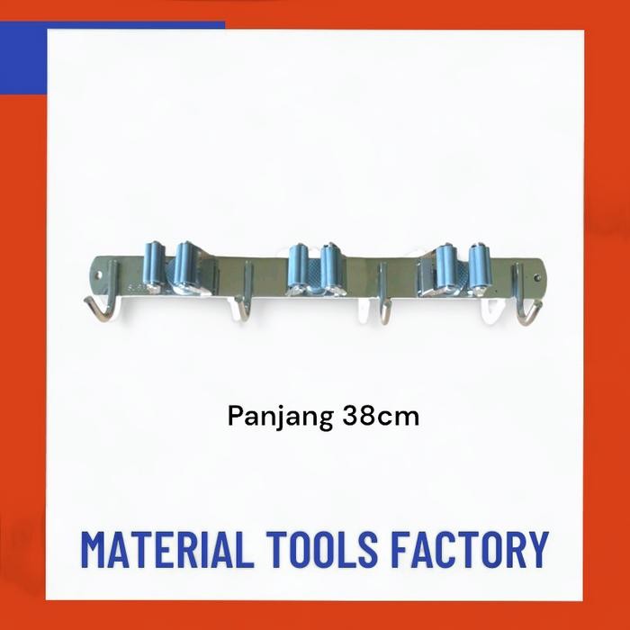 Gantungan Sapu Pel Stainless - Gantungan Perabot Stainless