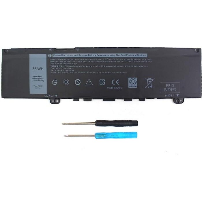 Hemat Baterai Dell Inspiron 13-7000 7370 7370 7386 F62G0 2 In 1 Original