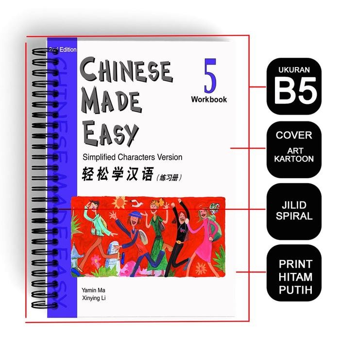 

Terlaris- Buku Belajar Bahasa Mandarin Chinese Made Easy Workbook
