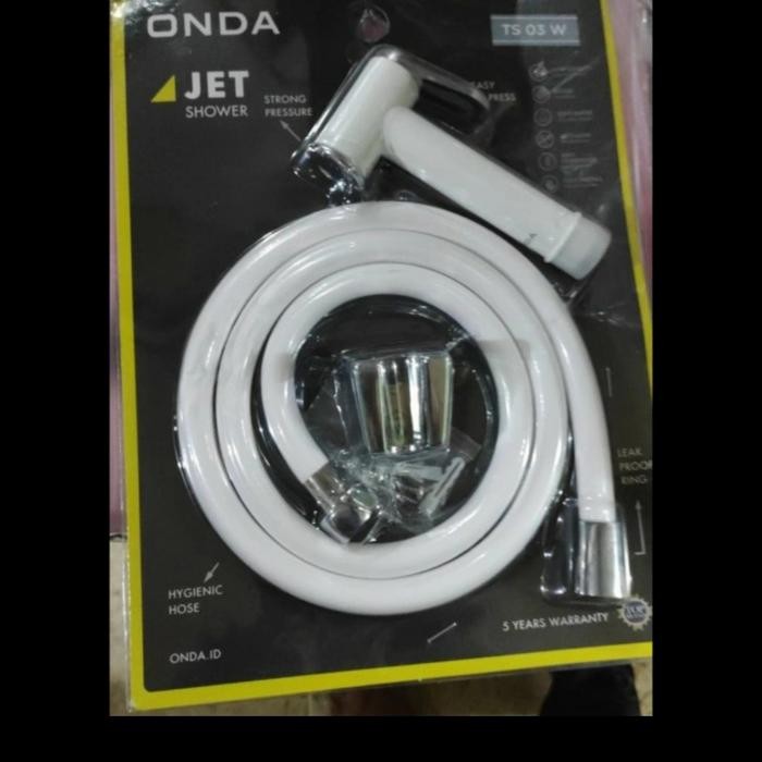 jet shower closet warna putih/jet shower onda