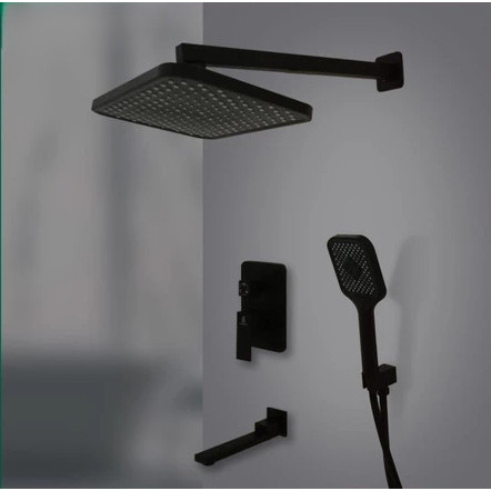 Shower Kamar Mandi Set Tanam Dinding Dengan Panas Dan Dingin