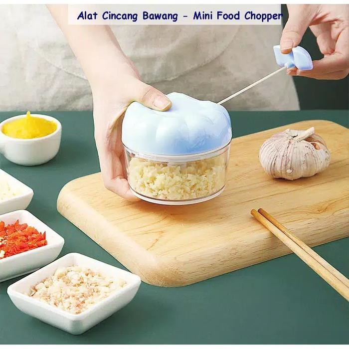 AD162 Alat Cincang Bawang Cabe Daging Manual Blender Mini Food Chopper