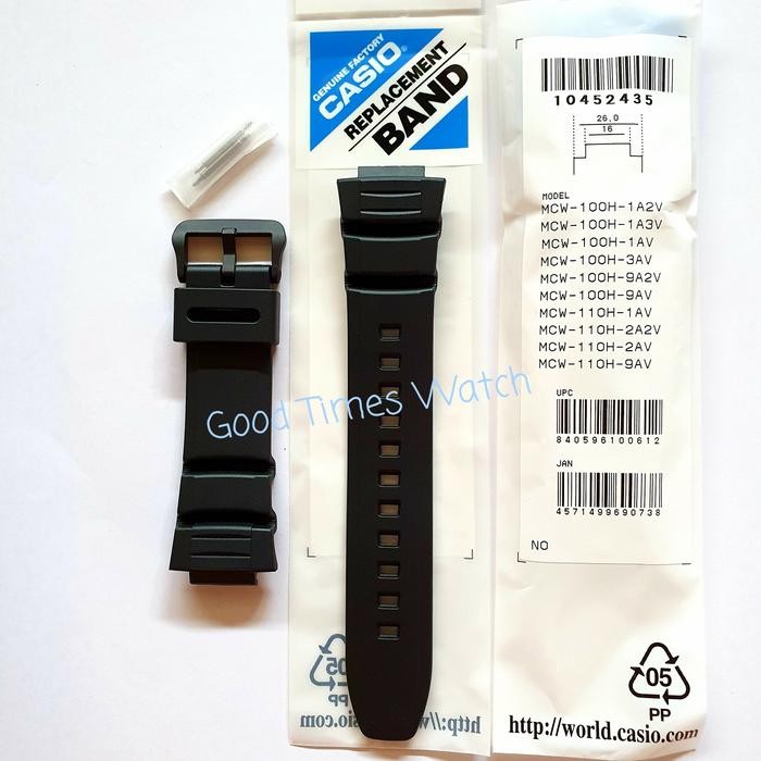 Terlaris STRAP CASIO MCW-100H / MCW-110H / MCW 100 MCW 110 Casio Original SALE