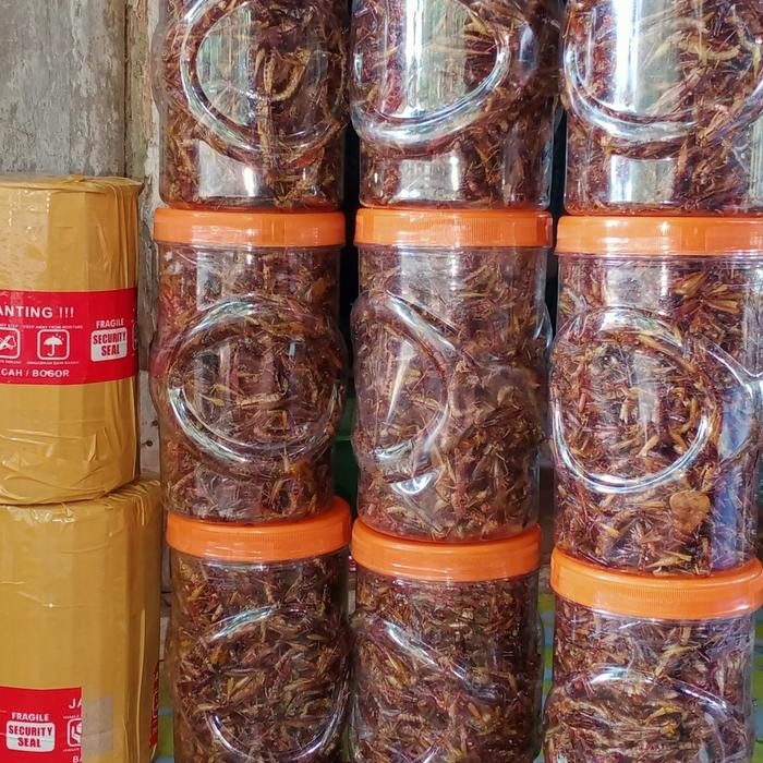 

belalang goreng kemasan toples sosis jumbo 50rb