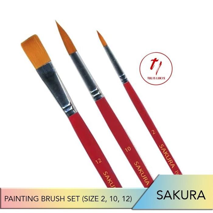 

sakura painting brush set kode 778