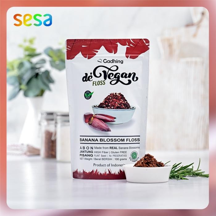 

Gadhing De'Vegan - Abon Jantung Pisang Banana Blossom 100 g