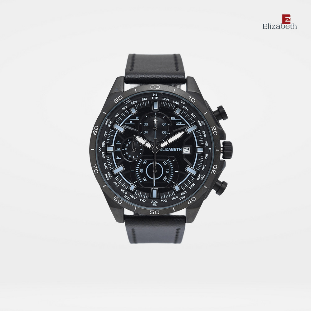 Jam Tangan Pria - Elizabeth | Leather Strap 2208-0106