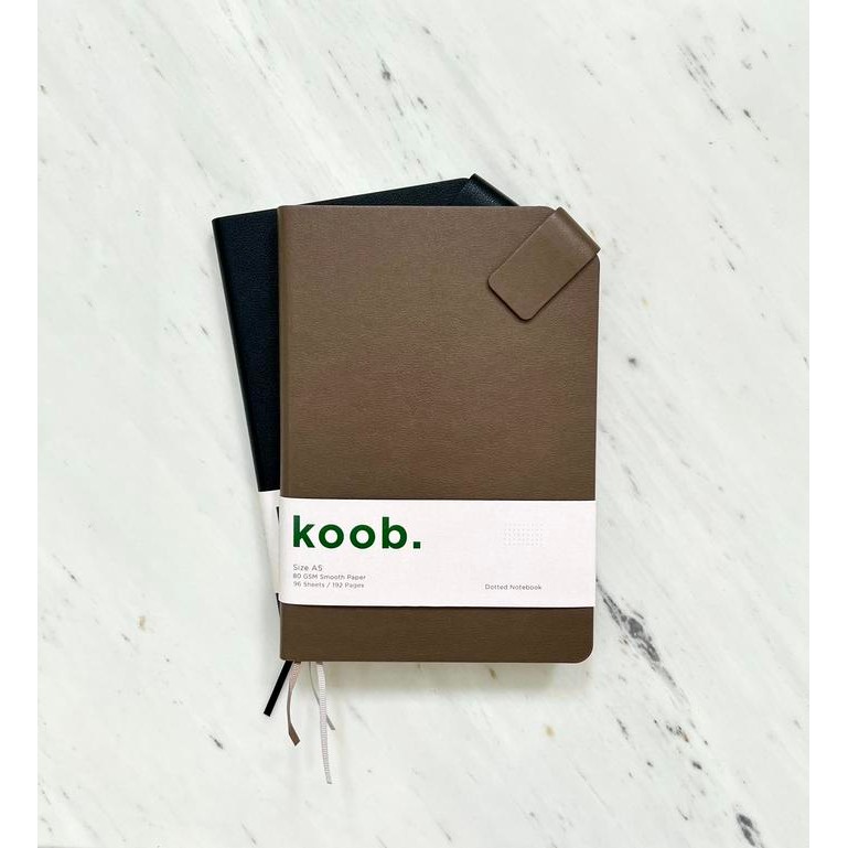 

Notepad A536 Koob. Hardcover Notebook Dengan Penutup Magnet A5 Buku Tulis Titik / Dotted Agenda