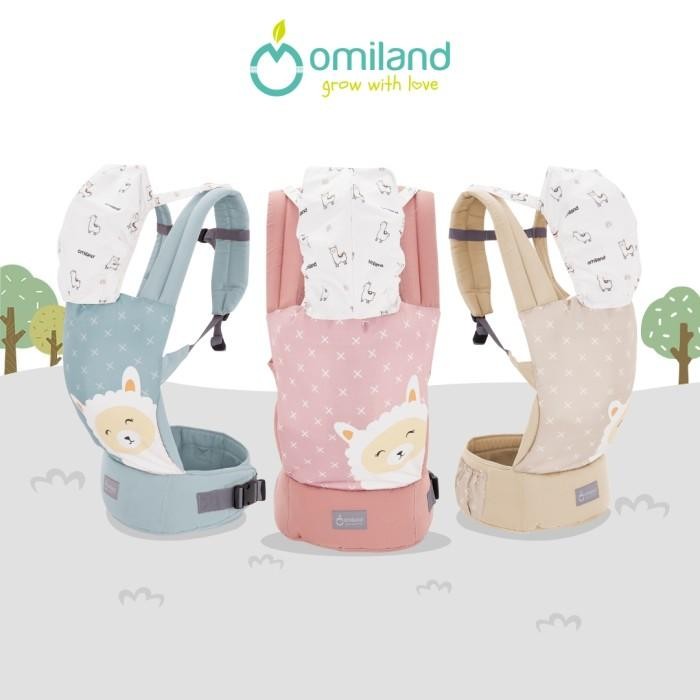 OMILAND Gendongan Bayi Ransel M-Shape All Series Omiland Gendongan