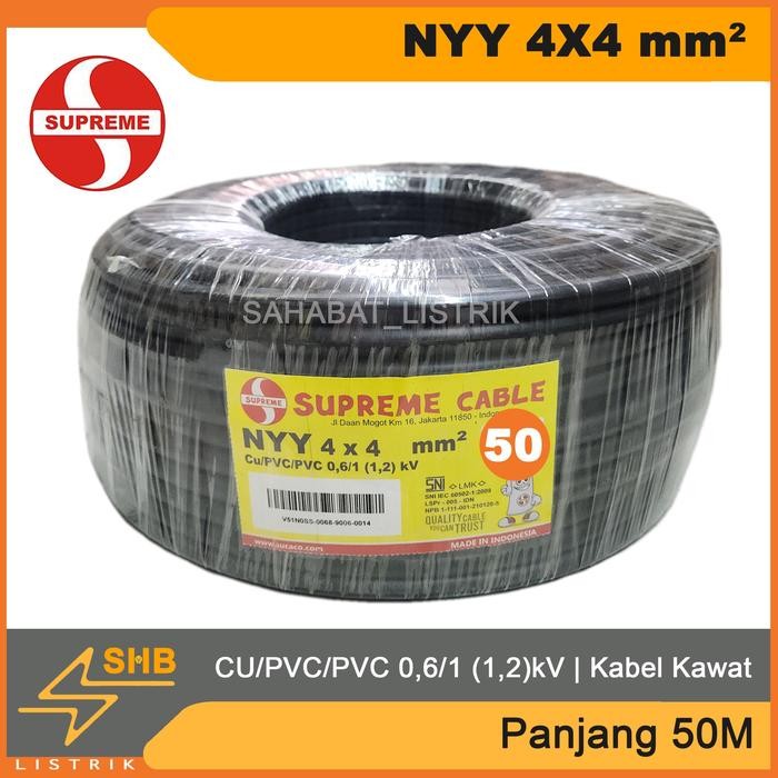 Supreme Kabel Nyy 4X4 50M -Tufur