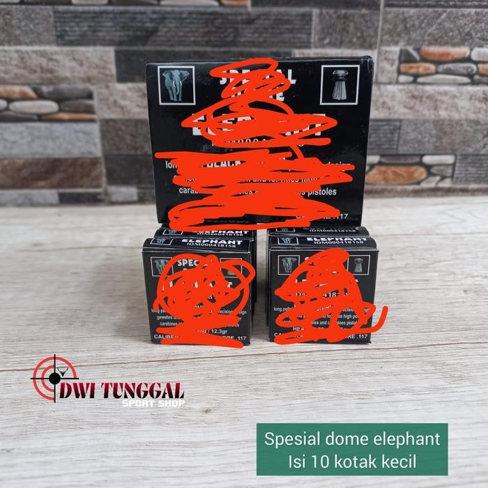 elephant black , biru , SD - timah pancing dus kecil isi 10 *
