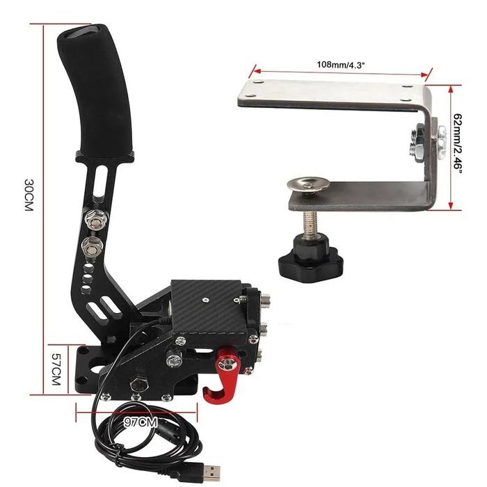 [Expert] Handbrake Simulator Racing Murah PC Logitech G29 thrustmaster t300